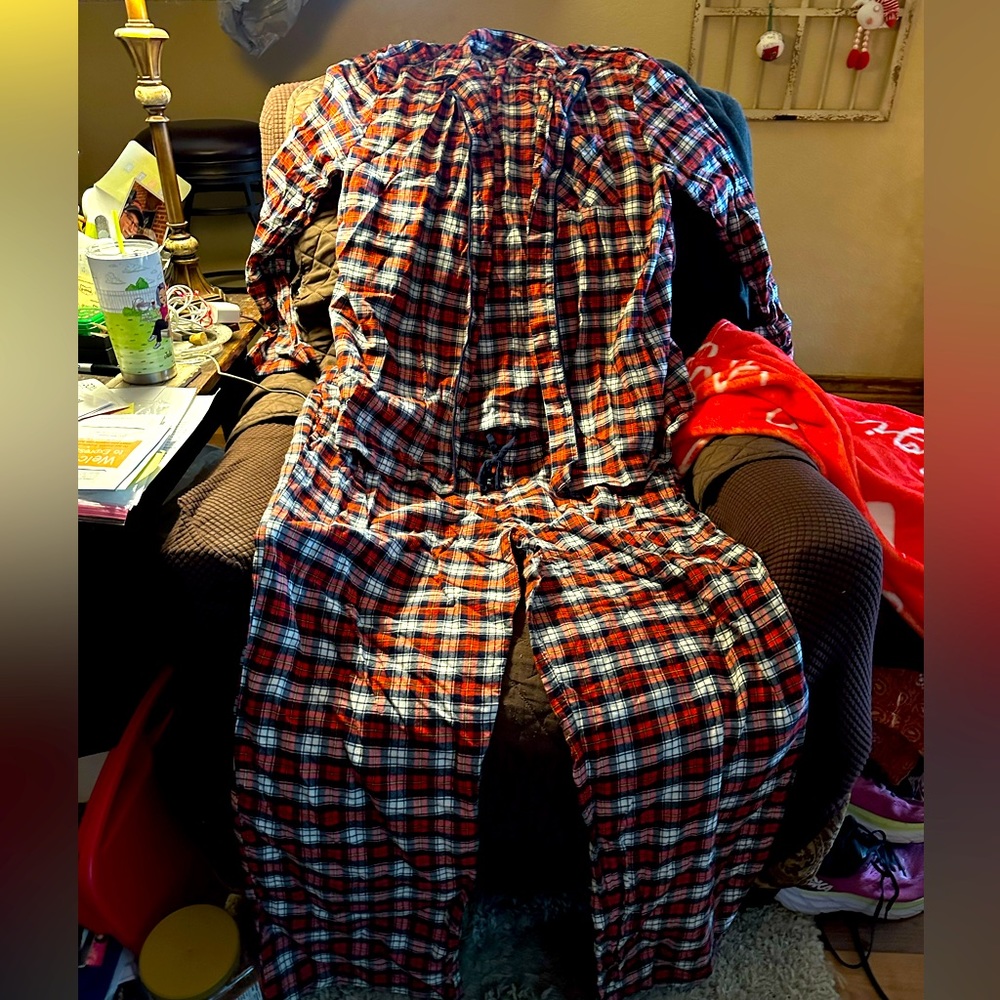 Goodfellow plaid XXL pajamas EUC Target